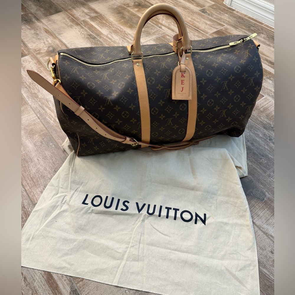 LOUIS VUITTON Keepall Bandouliere 55 in Monogram